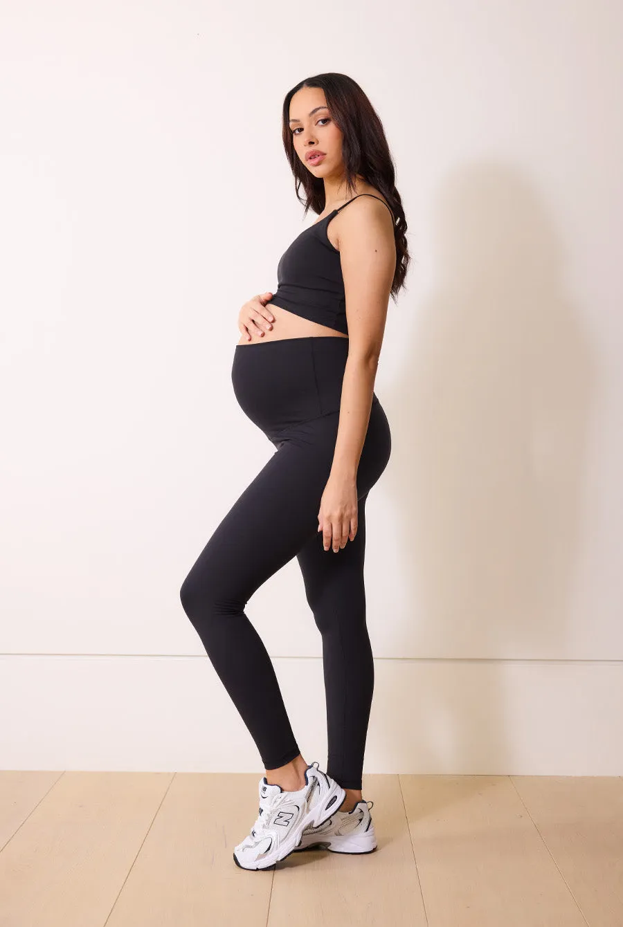 Maternity 24/7 Revitalise 7/8 Leggings - Midnight Black sold by LOVALL product image thumbnail 5