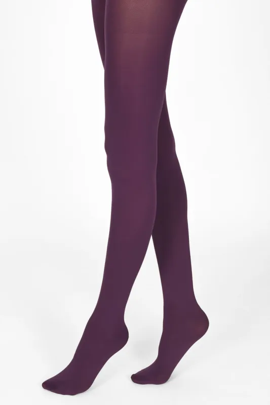 100 Denier Tights - Acai Purple sold by LOVALL