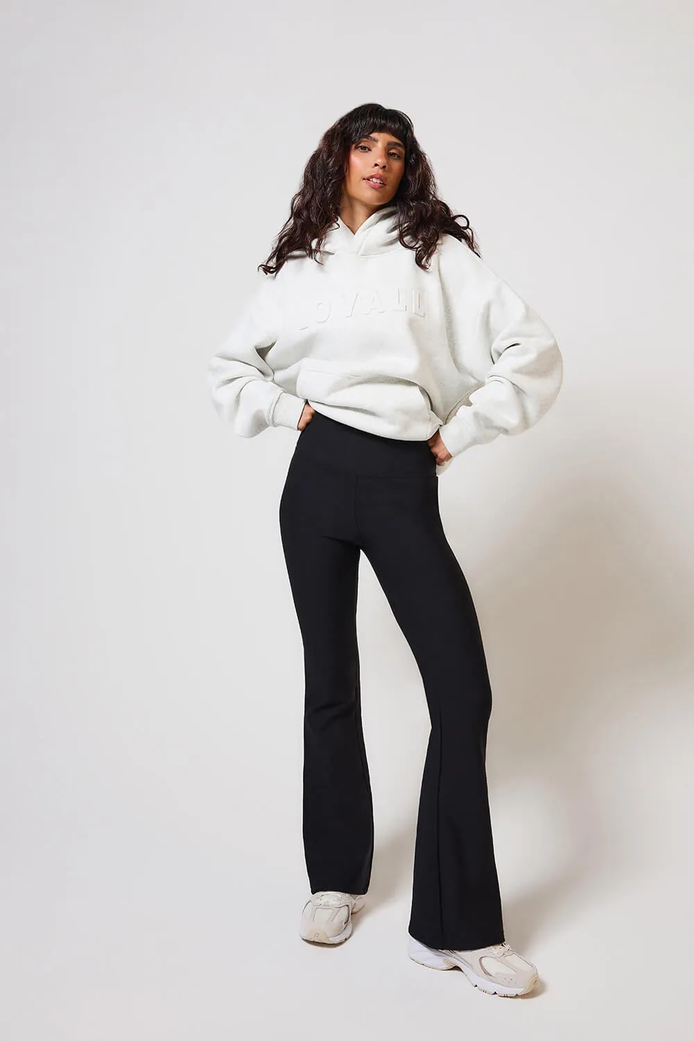 Curve Winter Flare Leggings - Black sold by LOVALL