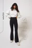 Curve Winter Flare Leggings - Black sold by LOVALL