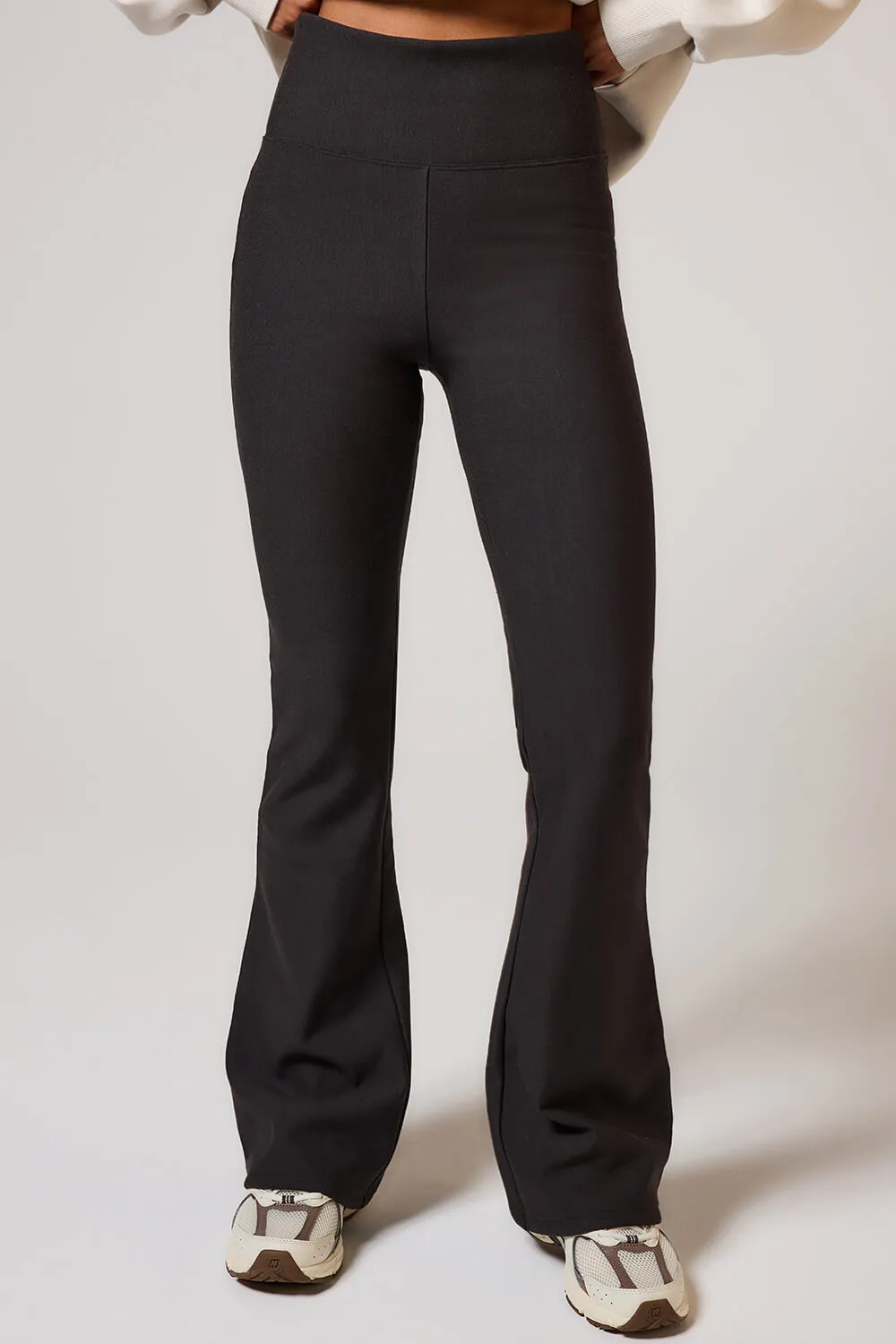 Curve Winter Flare Leggings - Black Coffee sold by LOVALL product image thumbnail 5