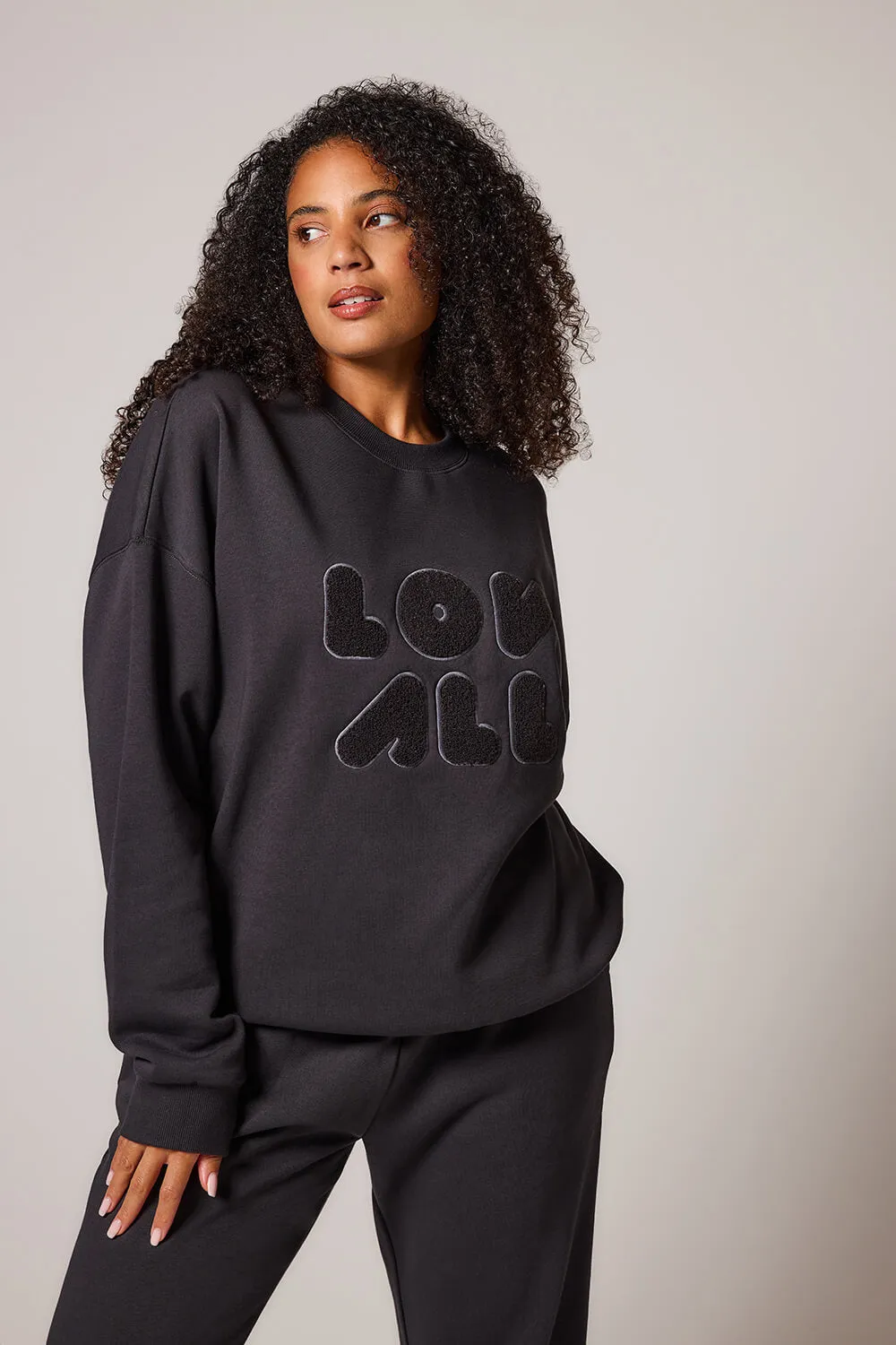 Organic Oversized Sweatshirt Style 1 - Shadow sold by LOVALL