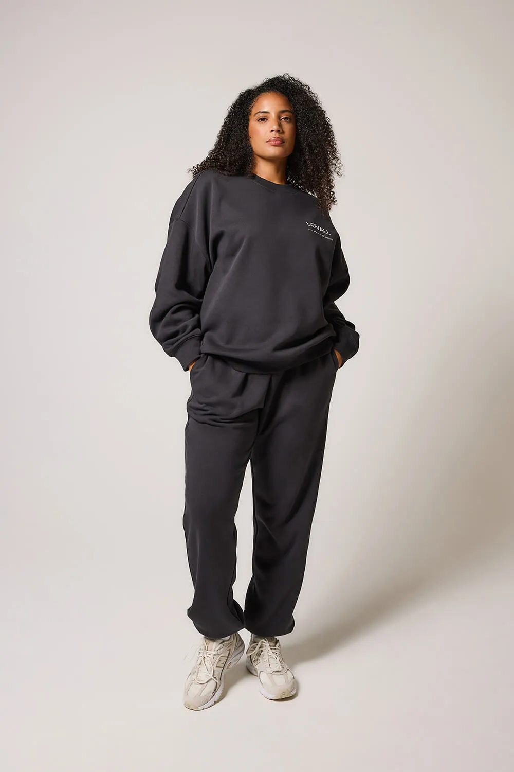 Curve Organic Oversized Sweatshirt Style 3 - Shadow sold by LOVALL product image thumbnail 5
