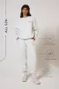 Organic Cuffed Jogger - Light Grey Marl sold by LOVALL