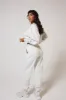 Organic Cuffed Jogger - Light Grey Marl sold by LOVALL
