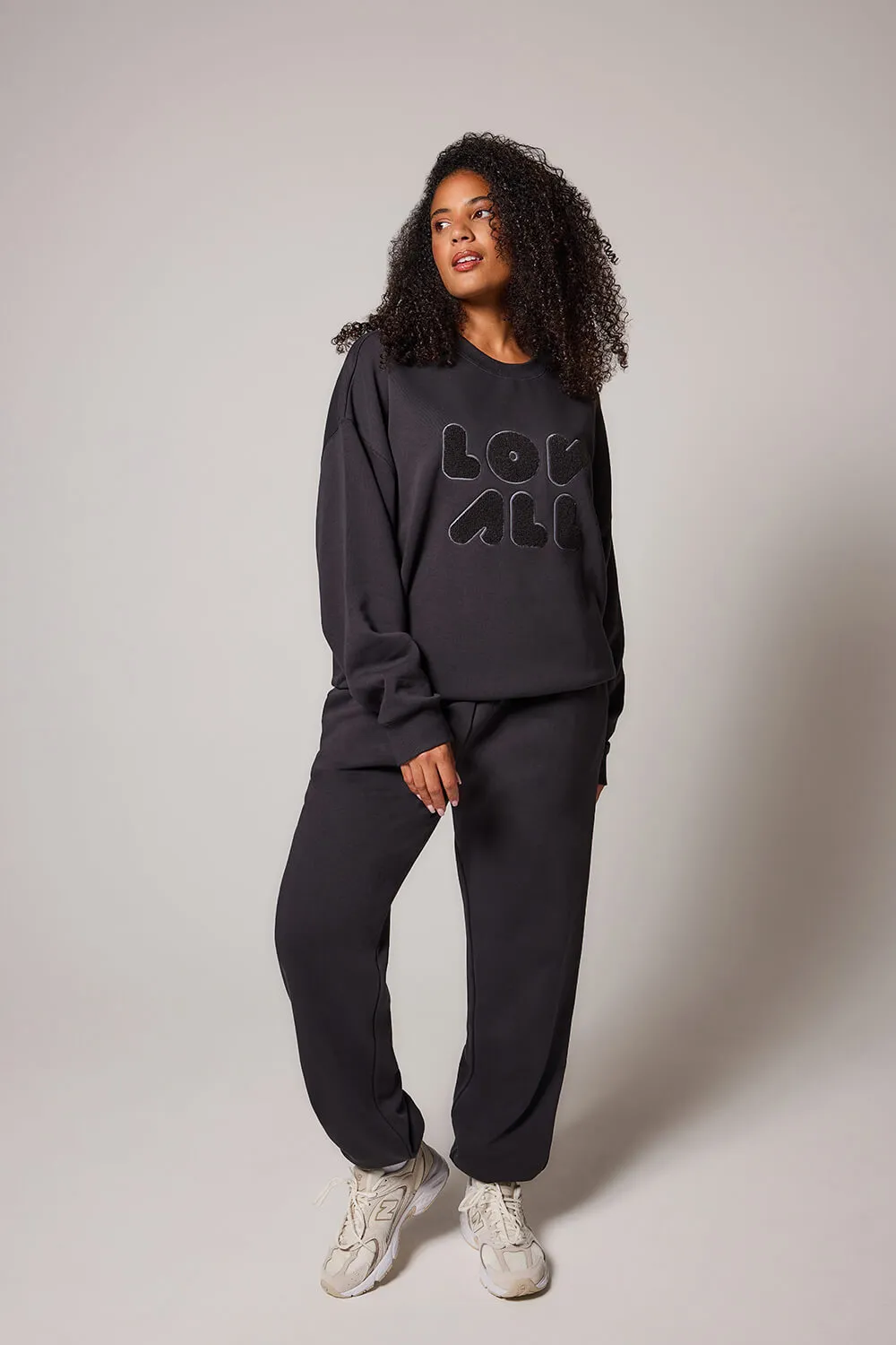 Curve Organic Cuffed Jogger - Shadow sold by LOVALL