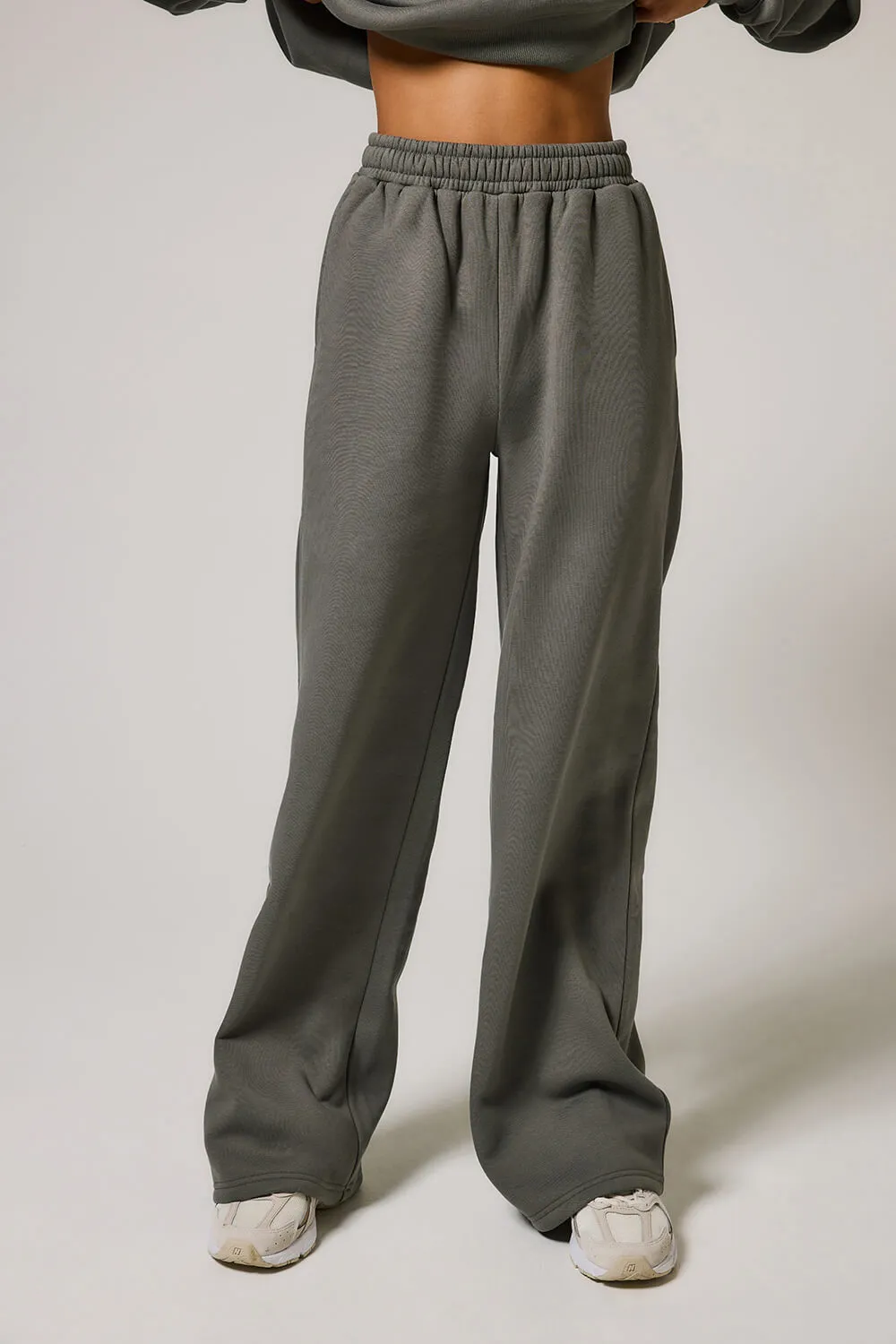 Organic Wide Leg Jogger - Slate Green sold by LOVALL product image thumbnail 2