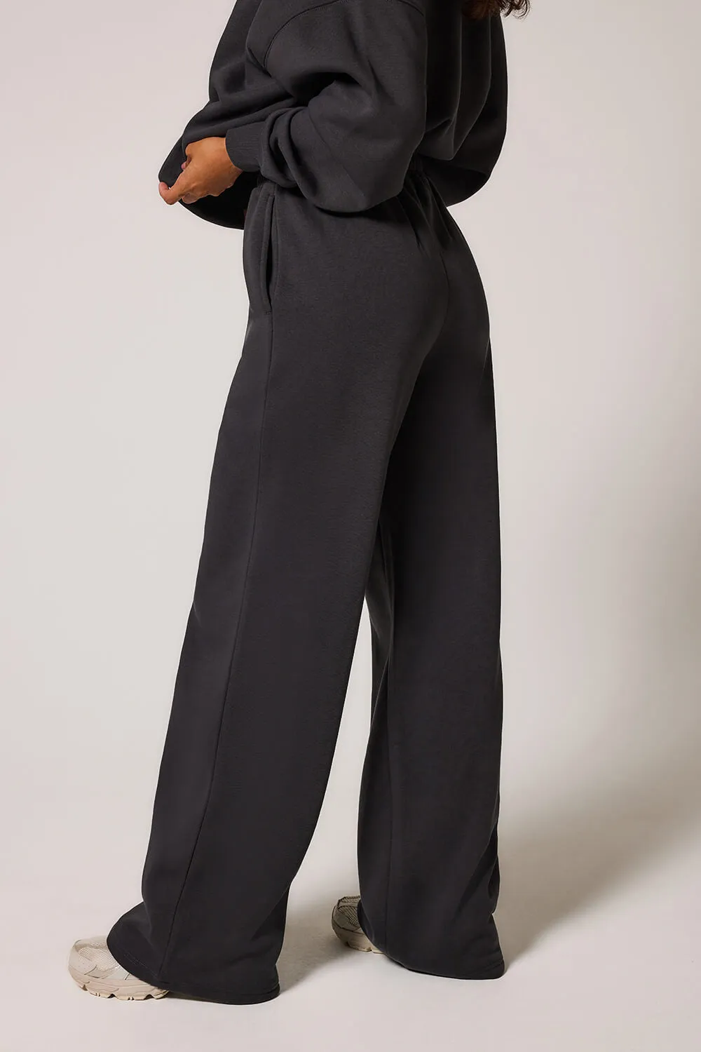 Curve Organic Wide Leg Jogger - Shadow sold by LOVALL product image thumbnail 3