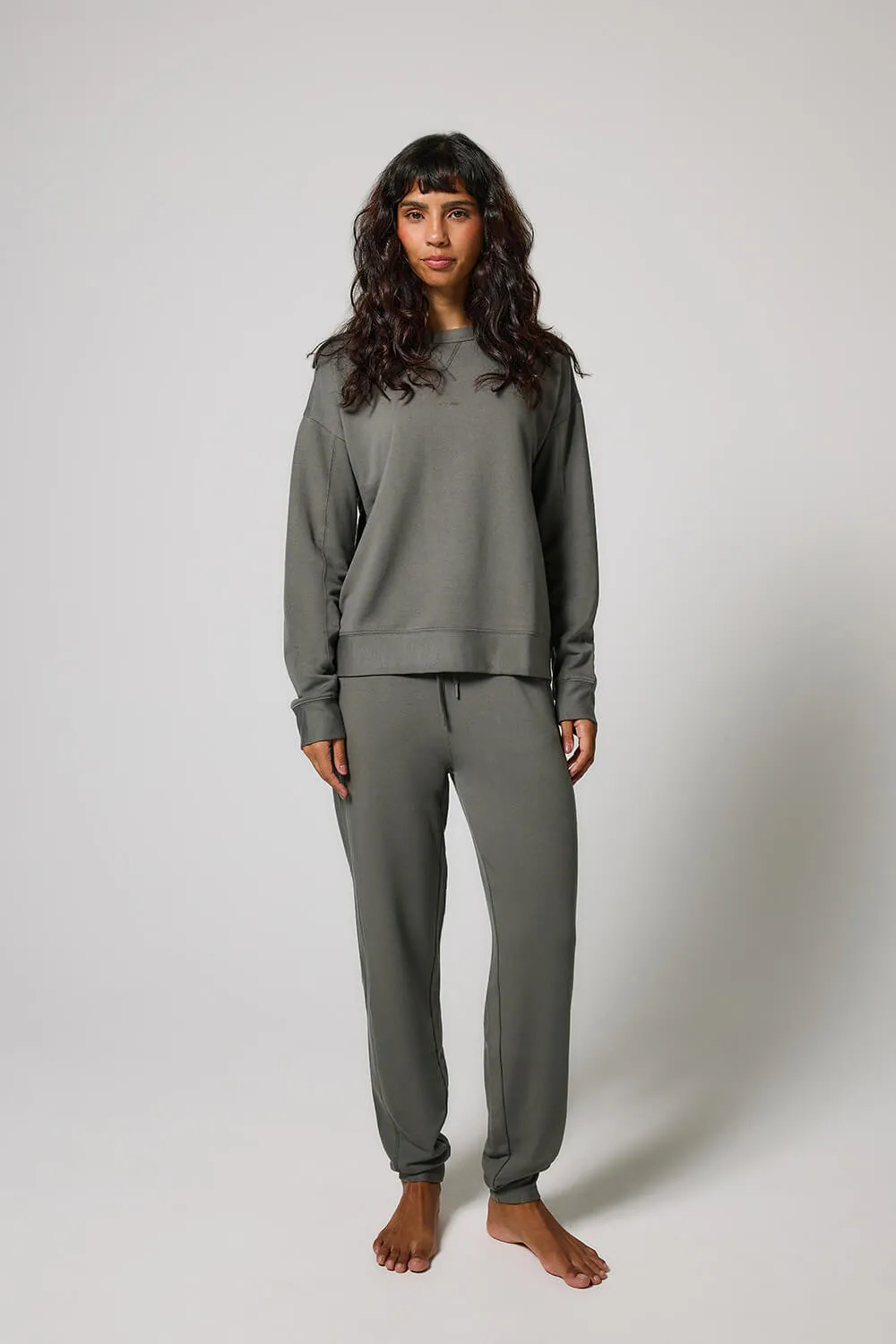 Curve Luxe Lounge Jogger - Slate Green sold by LOVALL product image thumbnail 3