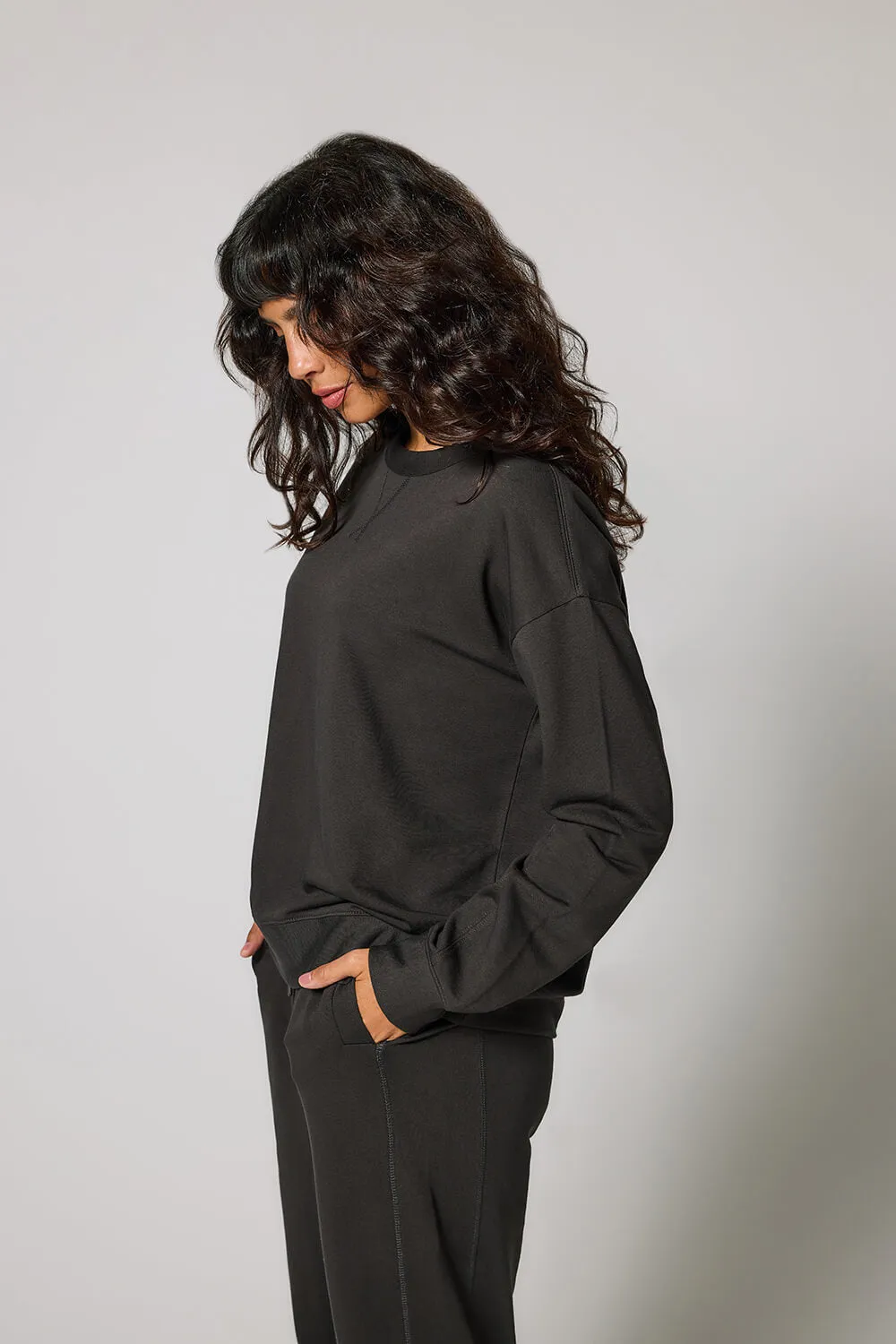 Luxe Lounge Jogger - Black Coffee sold by LOVALL product image thumbnail 3