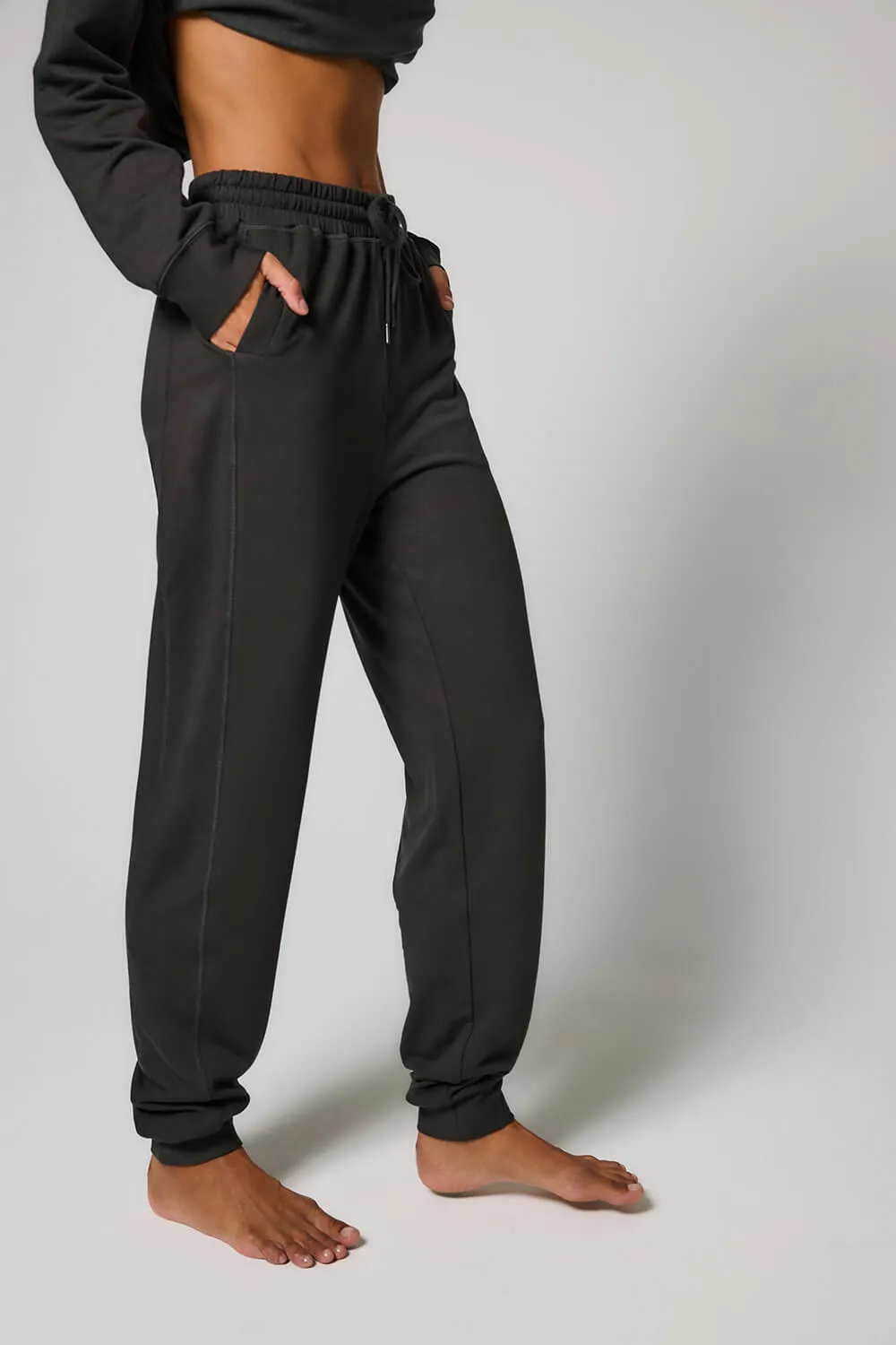 Luxe Lounge Jogger - Black Coffee sold by LOVALL product image thumbnail 5