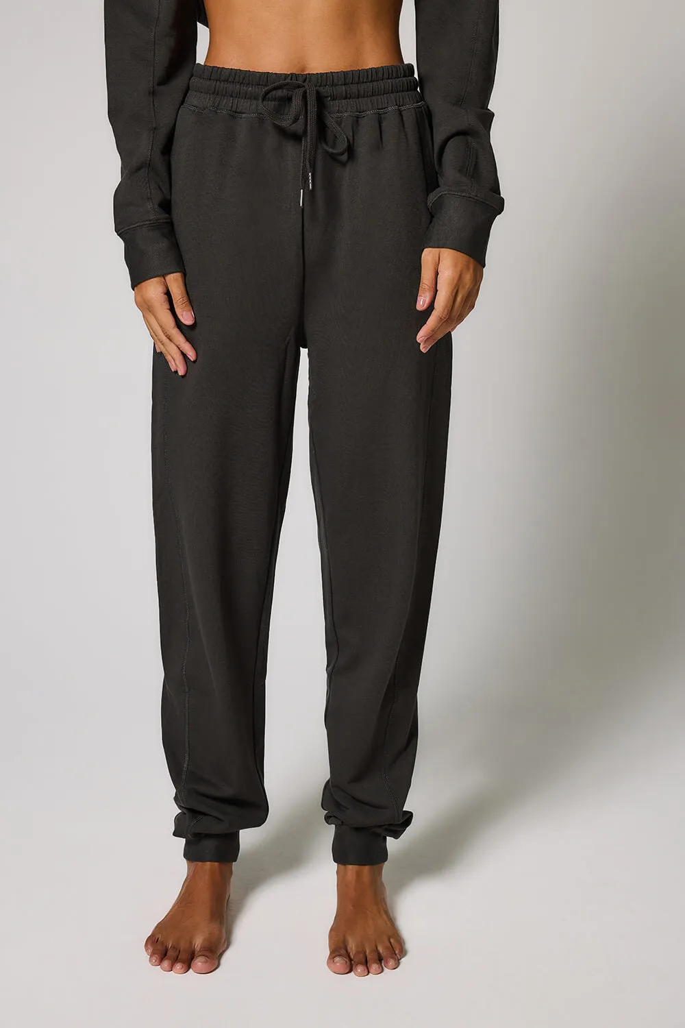 Luxe Lounge Jogger - Black Coffee sold by LOVALL product image thumbnail 4