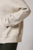 Curve Organic Oversized 1/4 Zip Sweatshirt - Ecru sold by LOVALL