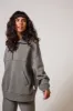 Curve Organic Oversized 1/4 Zip Sweatshirt - Slate Green sold by LOVALL