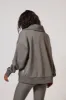 Curve Organic Oversized 1/4 Zip Sweatshirt - Slate Green sold by LOVALL