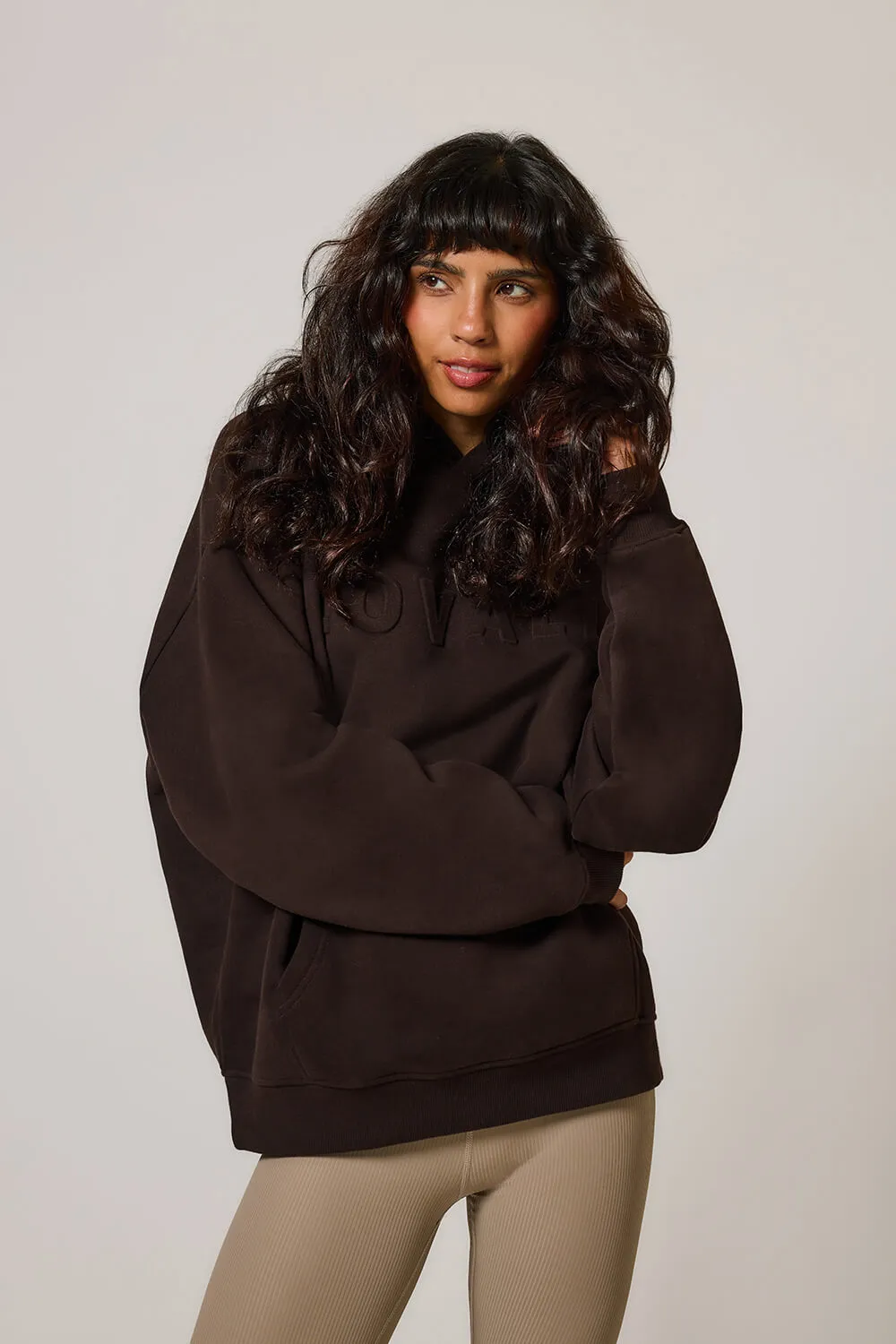 Heavyweight Oversized Hoodie - Espresso Brown sold by LOVALL