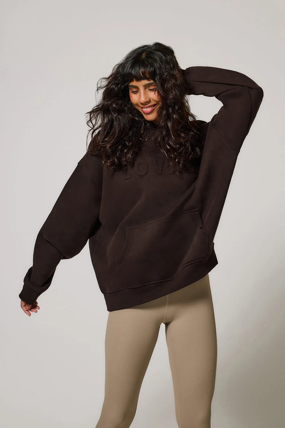 Heavyweight Oversized Hoodie - Espresso Brown sold by LOVALL product image thumbnail 4