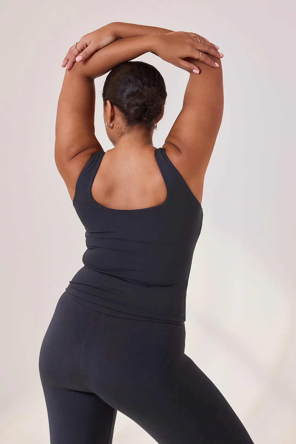 Curve Lightweight Everyday Tank Top - Vintage Navy sold by LOVALL product image thumbnail 4