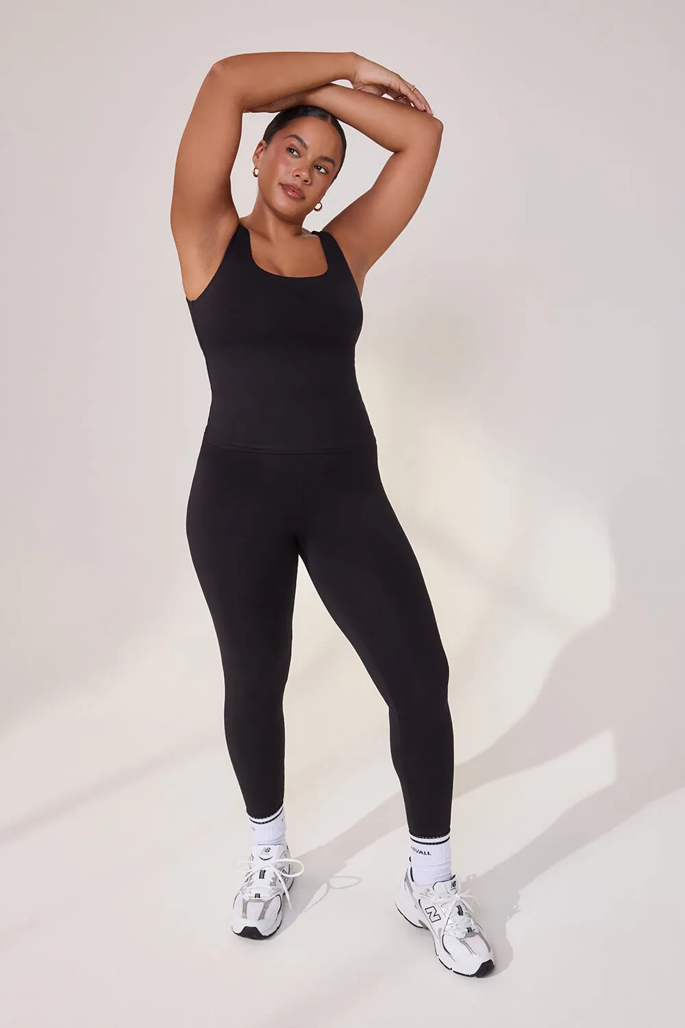 Curve Lightweight Everyday Tank Top - Black sold by LOVALL product image thumbnail 5