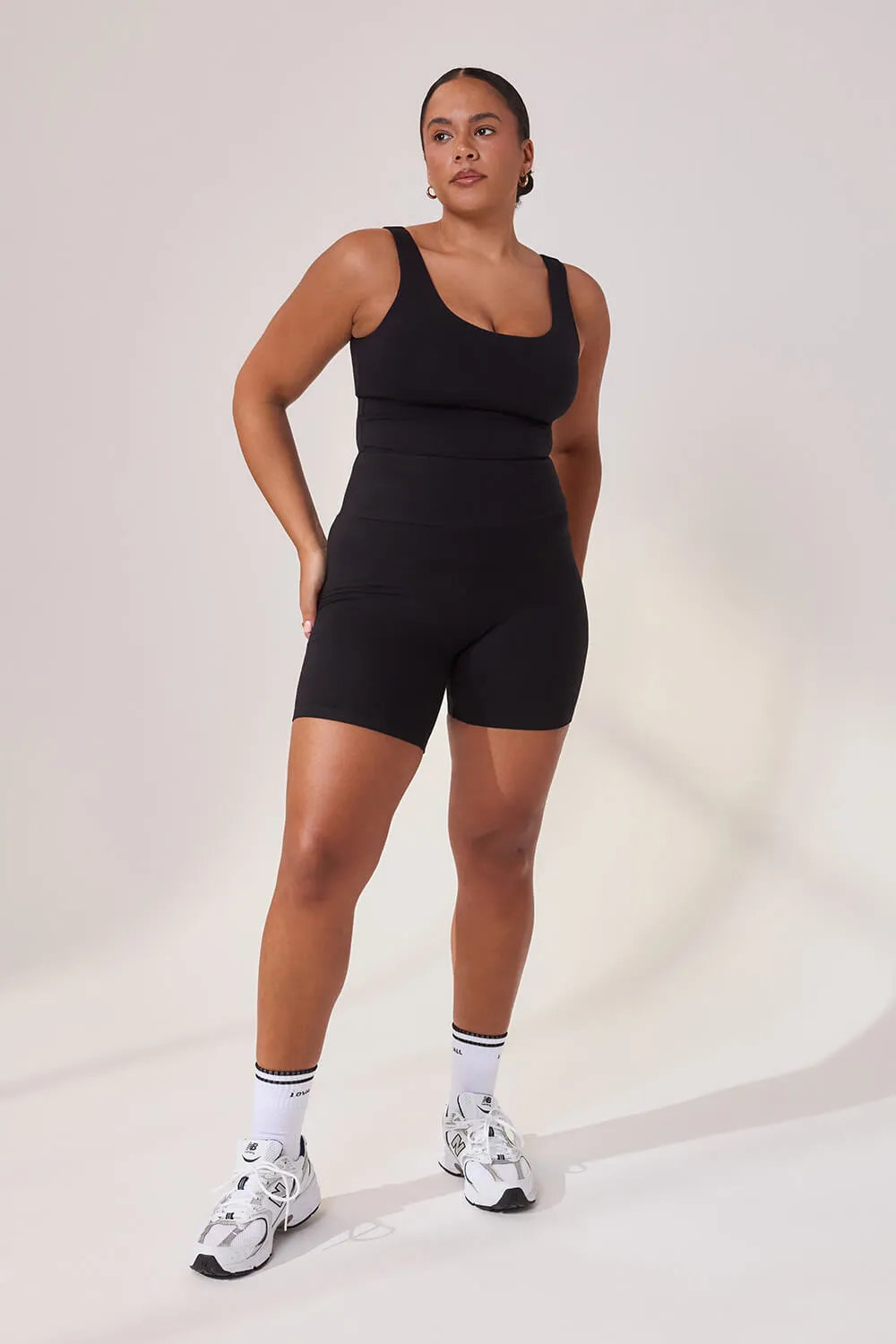 Curve Lightweight Everyday 6 Inch Cycling Shorts - Black sold by LOVALL