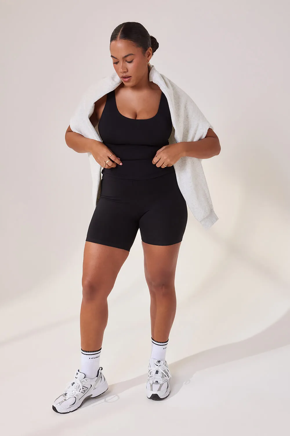 Curve Lightweight Everyday 6 Inch Cycling Shorts - Black sold by LOVALL product image thumbnail 5