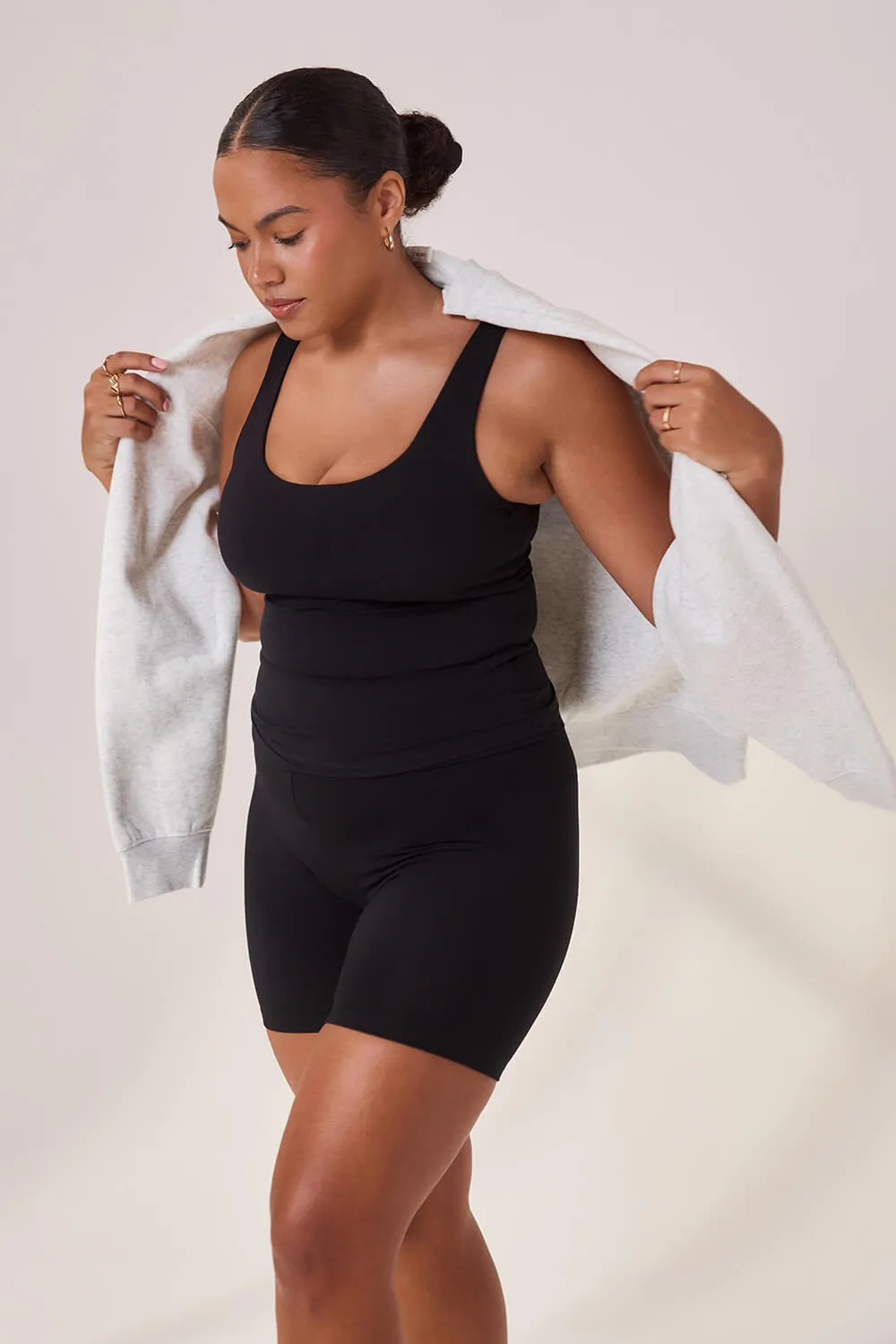 Curve Lightweight Everyday 6 Inch Cycling Shorts - Black sold by LOVALL product image thumbnail 2