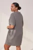 Curve Lightweight Collared Knit Dress - Slate Green sold by LOVALL