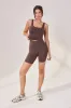 Lightweight Everyday 6 Inch Cycling Shorts - Espresso Brown sold by LOVALL