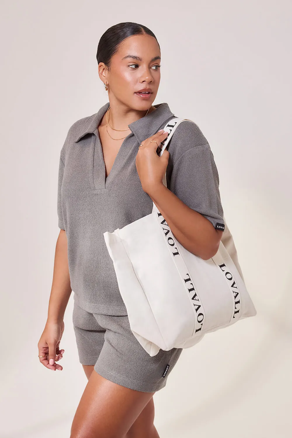 Curve Lightweight Collared Knit Set - Slate Green sold by LOVALL product image thumbnail 5