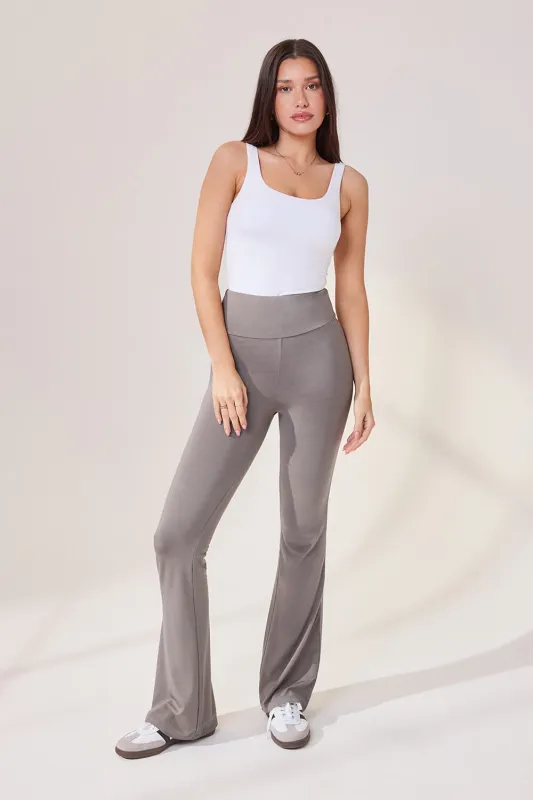 Lightweight Flare Leggings - Slate Green sold by LOVALL