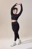 Curve Sculpt Seamless Long Sleeve Top - Black sold by LOVALL