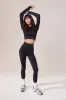 Sculpt Seamless Long Sleeve Top - Black sold by LOVALL