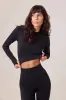 Sculpt Seamless Long Sleeve Top - Black sold by LOVALL