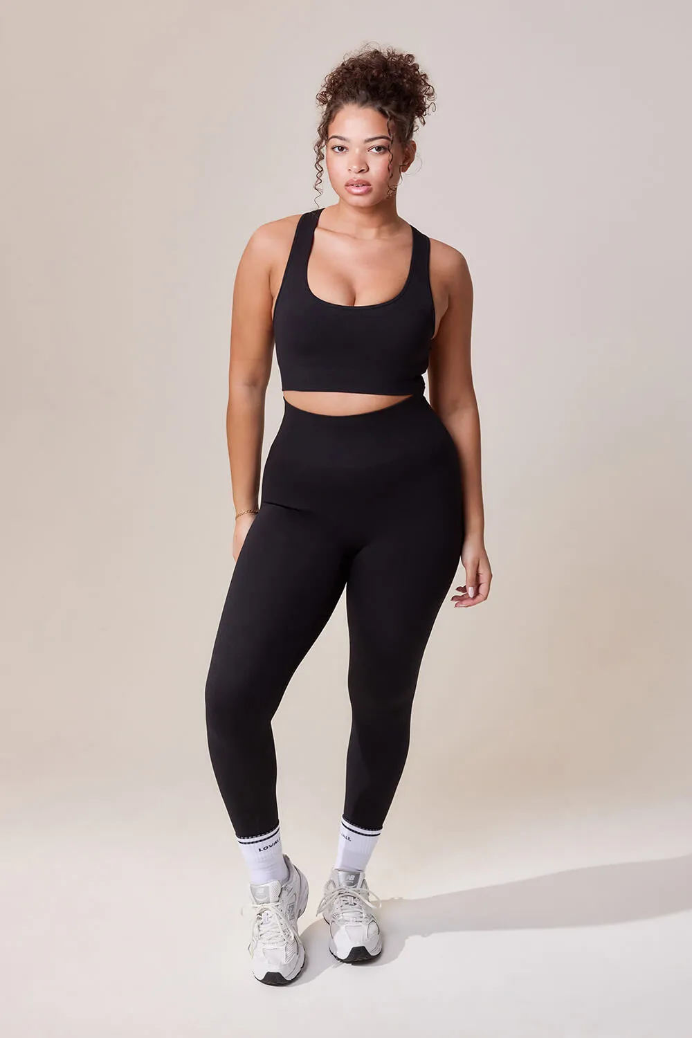 Curve Sculpt Seamless Sports Bra - Black sold by LOVALL product image thumbnail 2