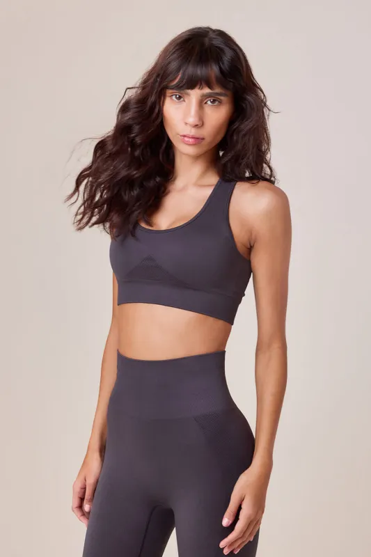 Sculpt Seamless Sports Bra - Shadow sold by LOVALL