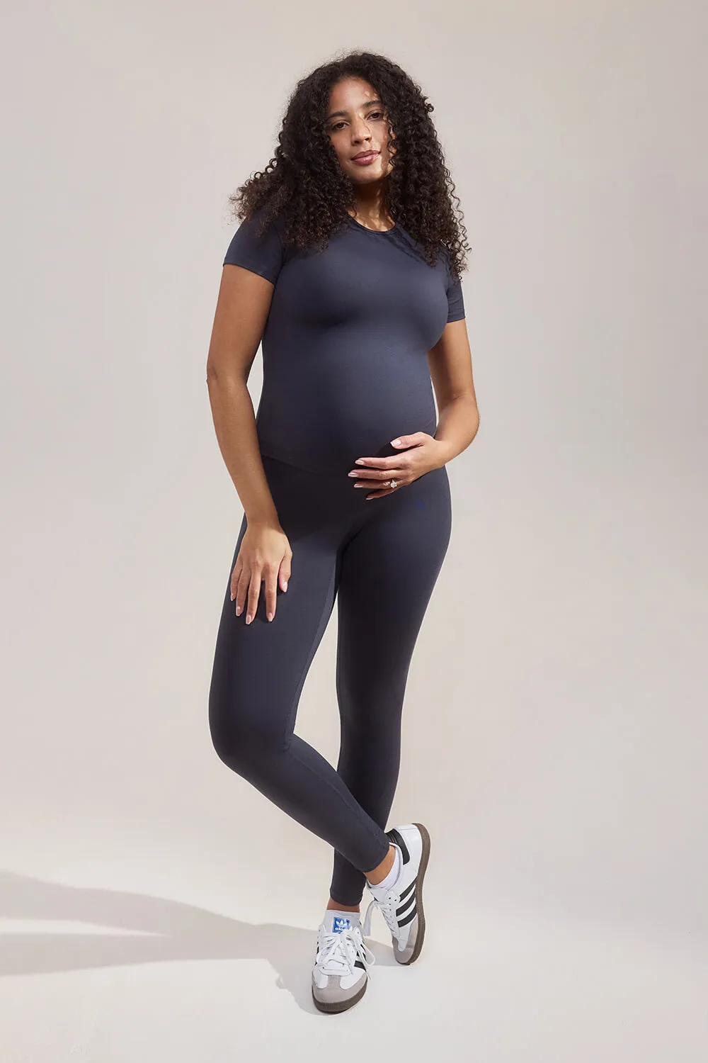 Maternity Ultimate Everyday Leggings - Vintage Navy sold by LOVALL product image thumbnail 3