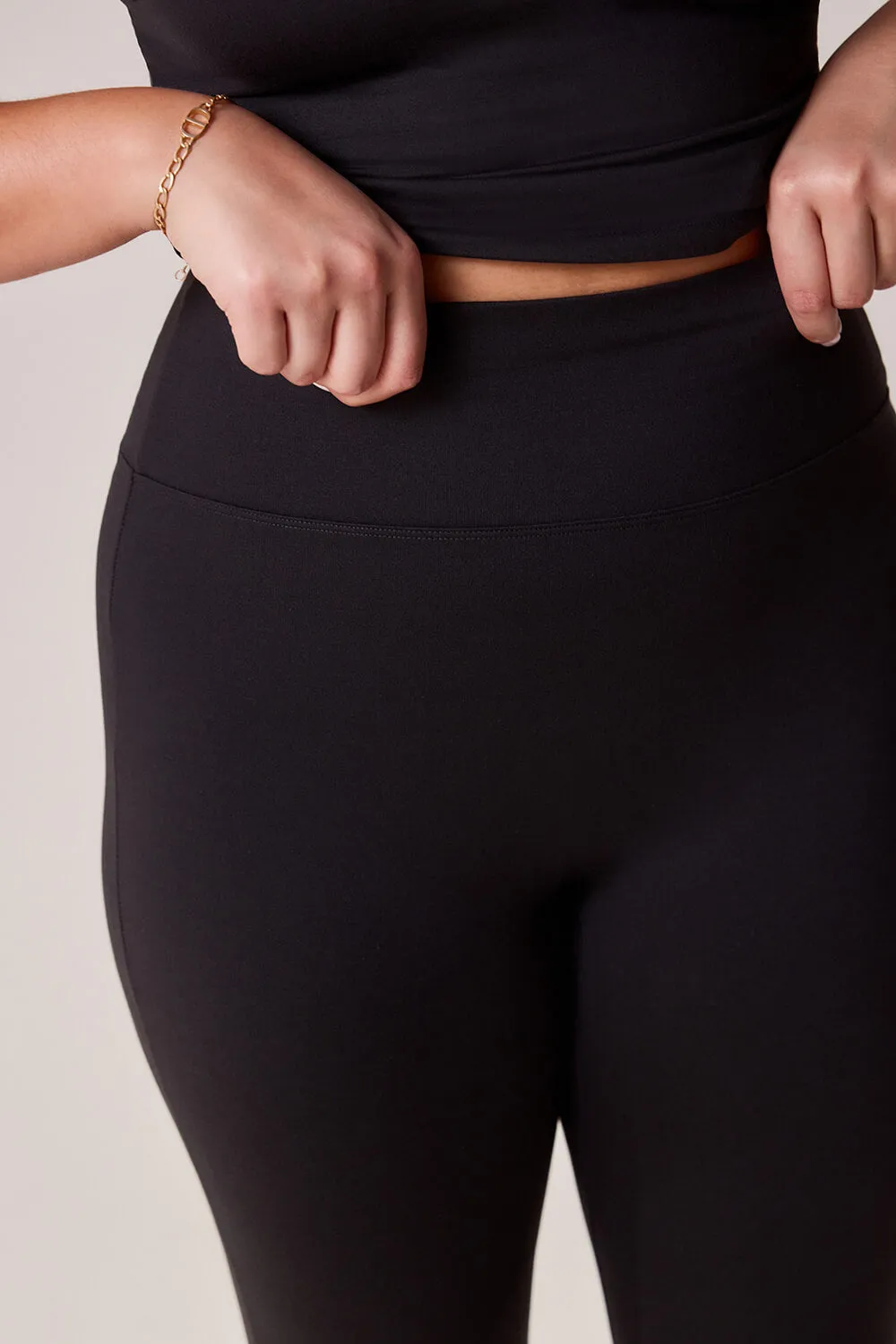 Curve Ultimate Everyday Flare Leggings - Black sold by LOVALL product image thumbnail 5
