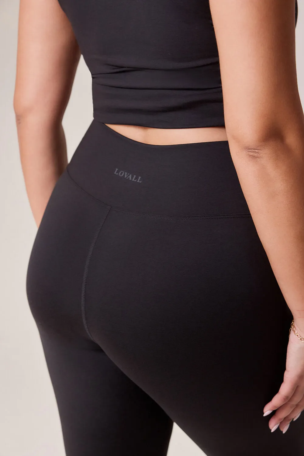 Curve Ultimate Everyday Flare Leggings - Black sold by LOVALL product image thumbnail 4