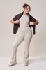 Curve Ultimate Everyday Flare Leggings - Oatmeal Beige sold by LOVALL
