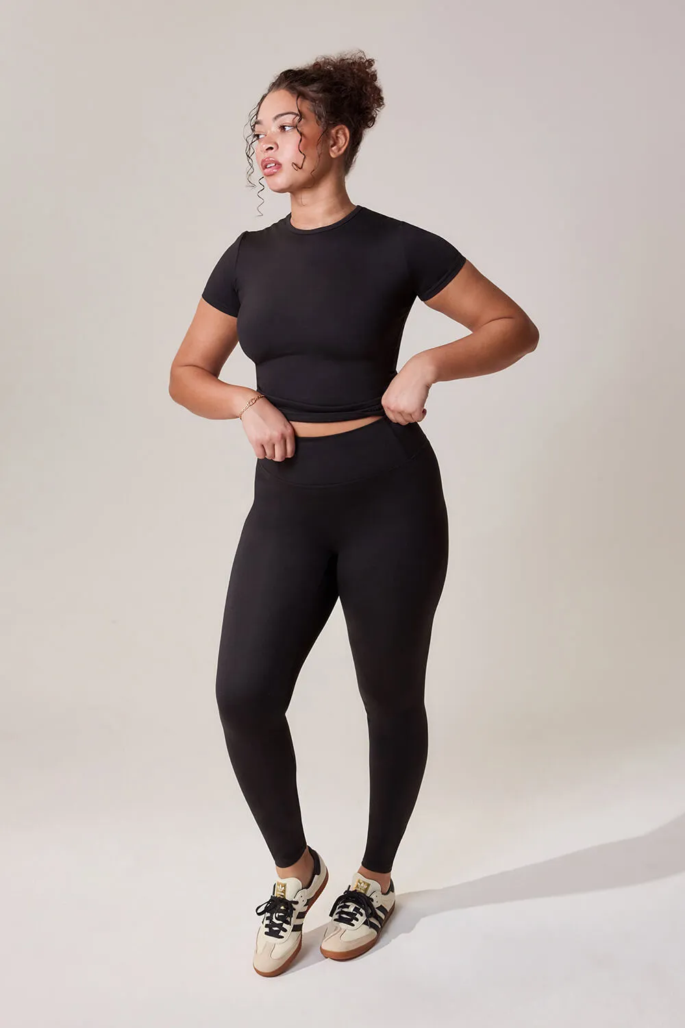 Curve Ultimate Everyday Leggings - Black sold by LOVALL product image thumbnail 2