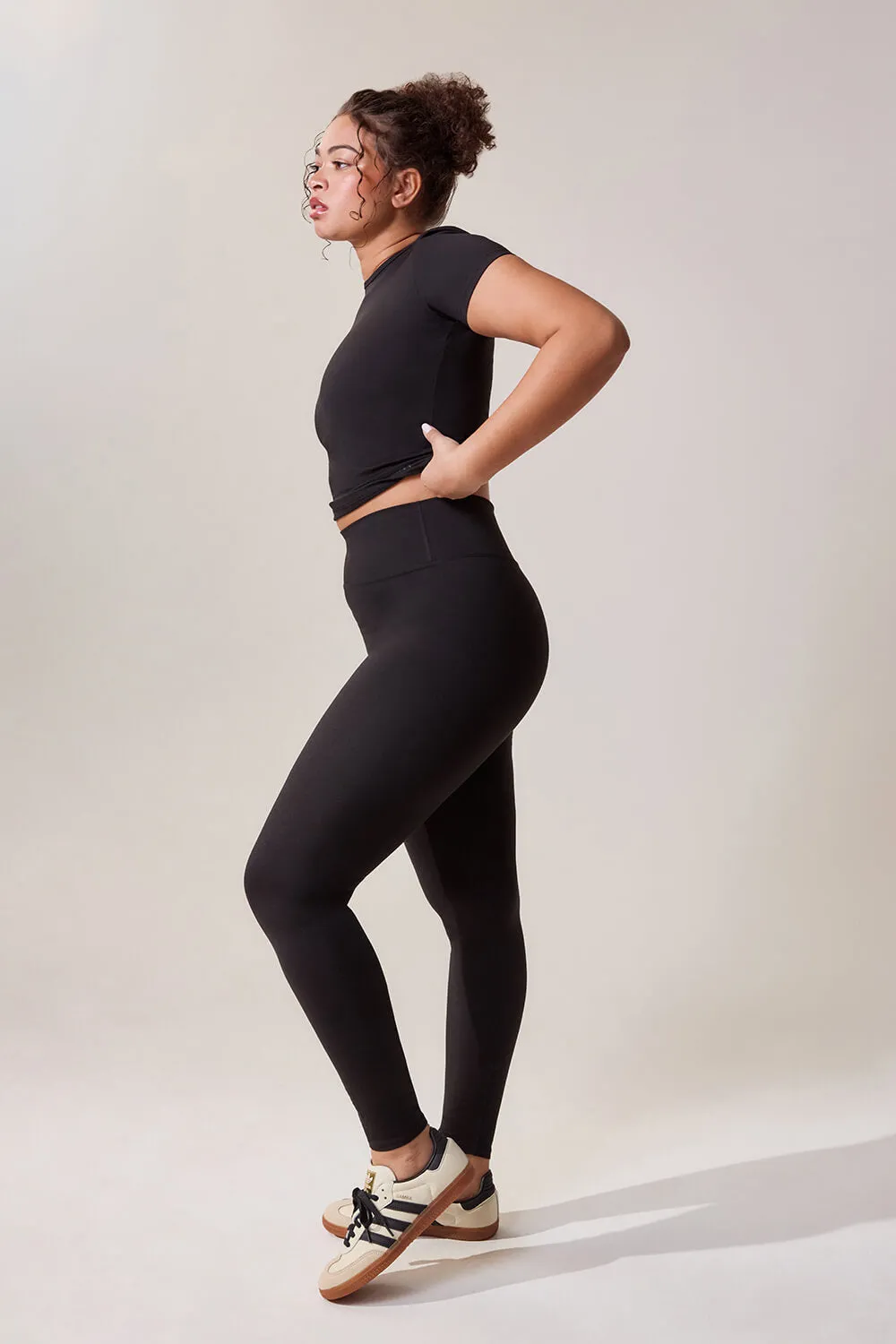 Curve Ultimate Everyday Leggings - Black sold by LOVALL product image thumbnail 4