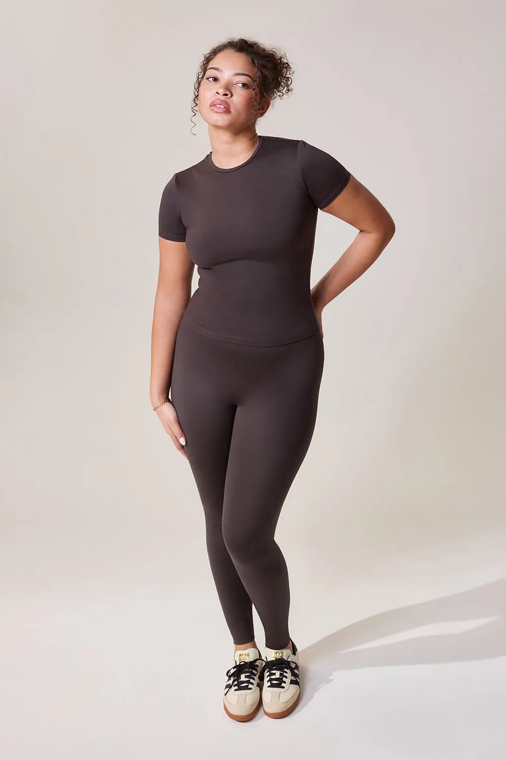 Curve Ultimate Everyday Leggings - Black Coffee sold by LOVALL product image thumbnail 2