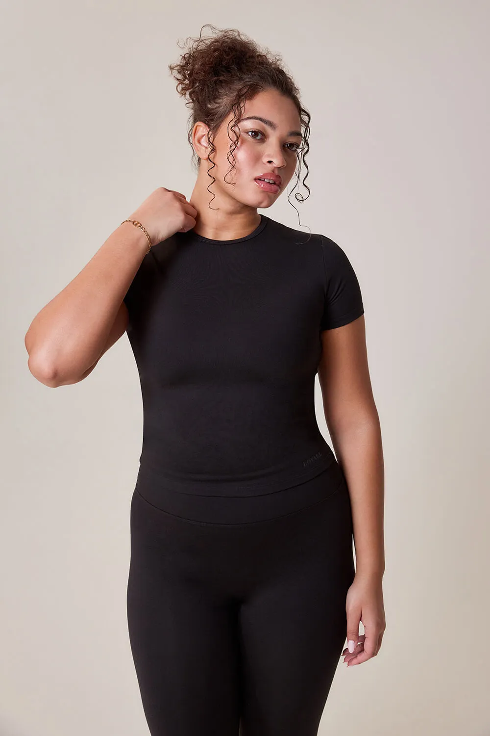 Curve Ultimate Everyday T-shirt - Black sold by LOVALL product image thumbnail 3