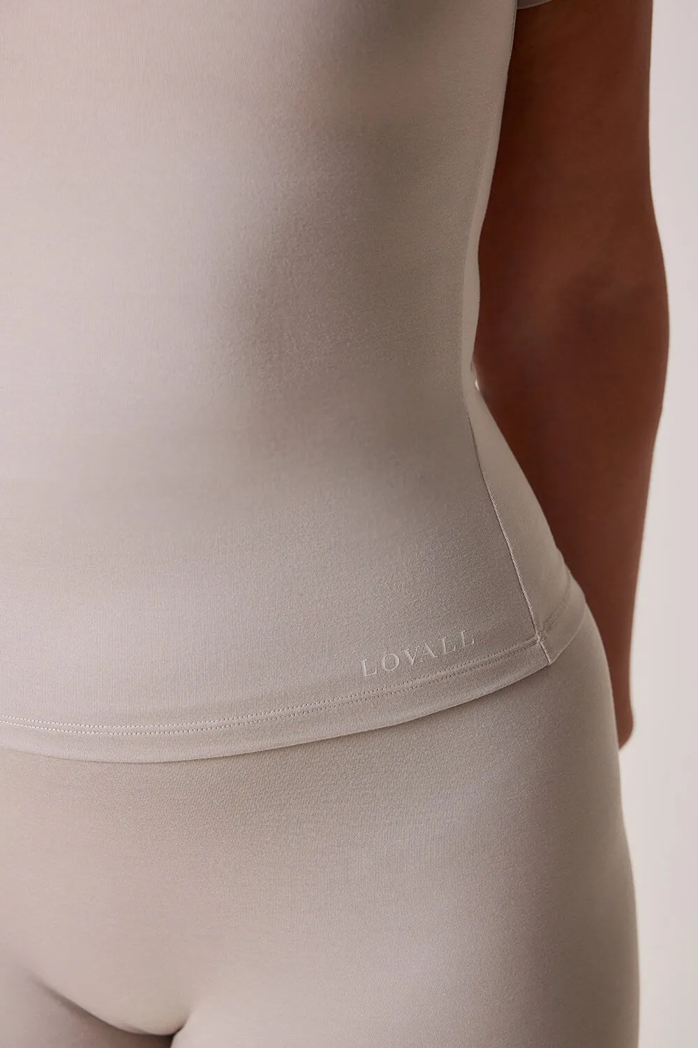 Curve Ultimate Everyday T-shirt - Oatmeal Beige sold by LOVALL product image thumbnail 4