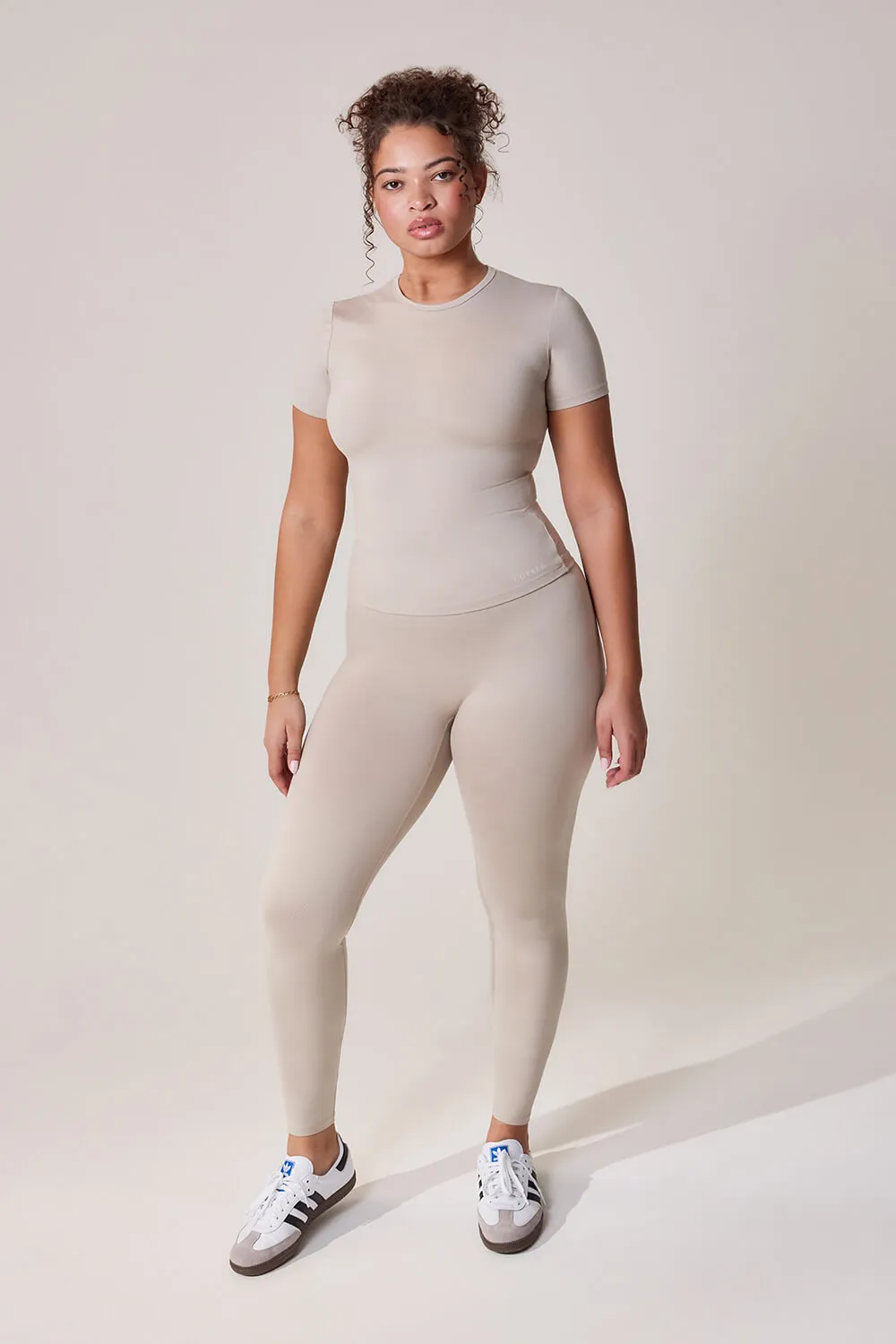 Curve Ultimate Everyday T-shirt - Oatmeal Beige sold by LOVALL product image thumbnail 2