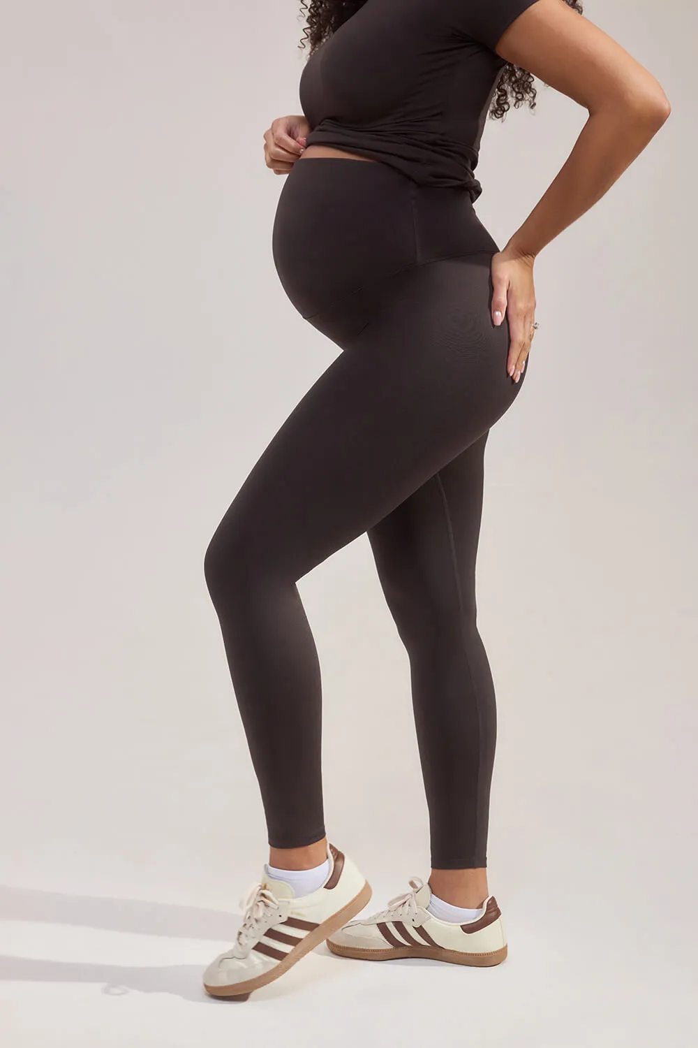 Maternity Ultimate Everyday Leggings - Black Coffee sold by LOVALL product image thumbnail 5