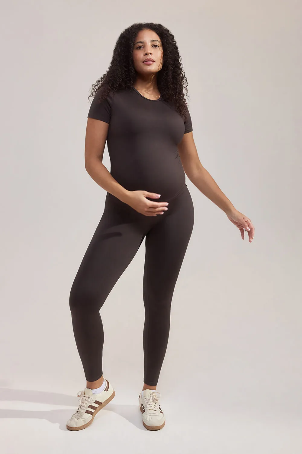 Maternity Ultimate Everyday Leggings - Black Coffee sold by LOVALL product image thumbnail 2