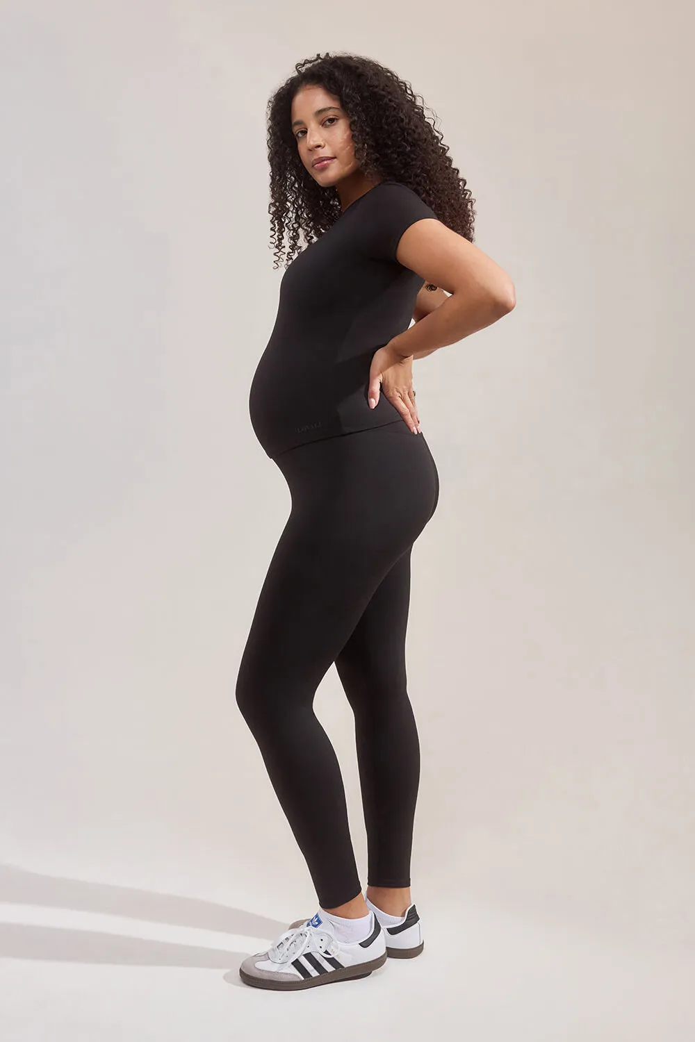 Maternity Ultimate Everyday Leggings - Black sold by LOVALL product image thumbnail 3