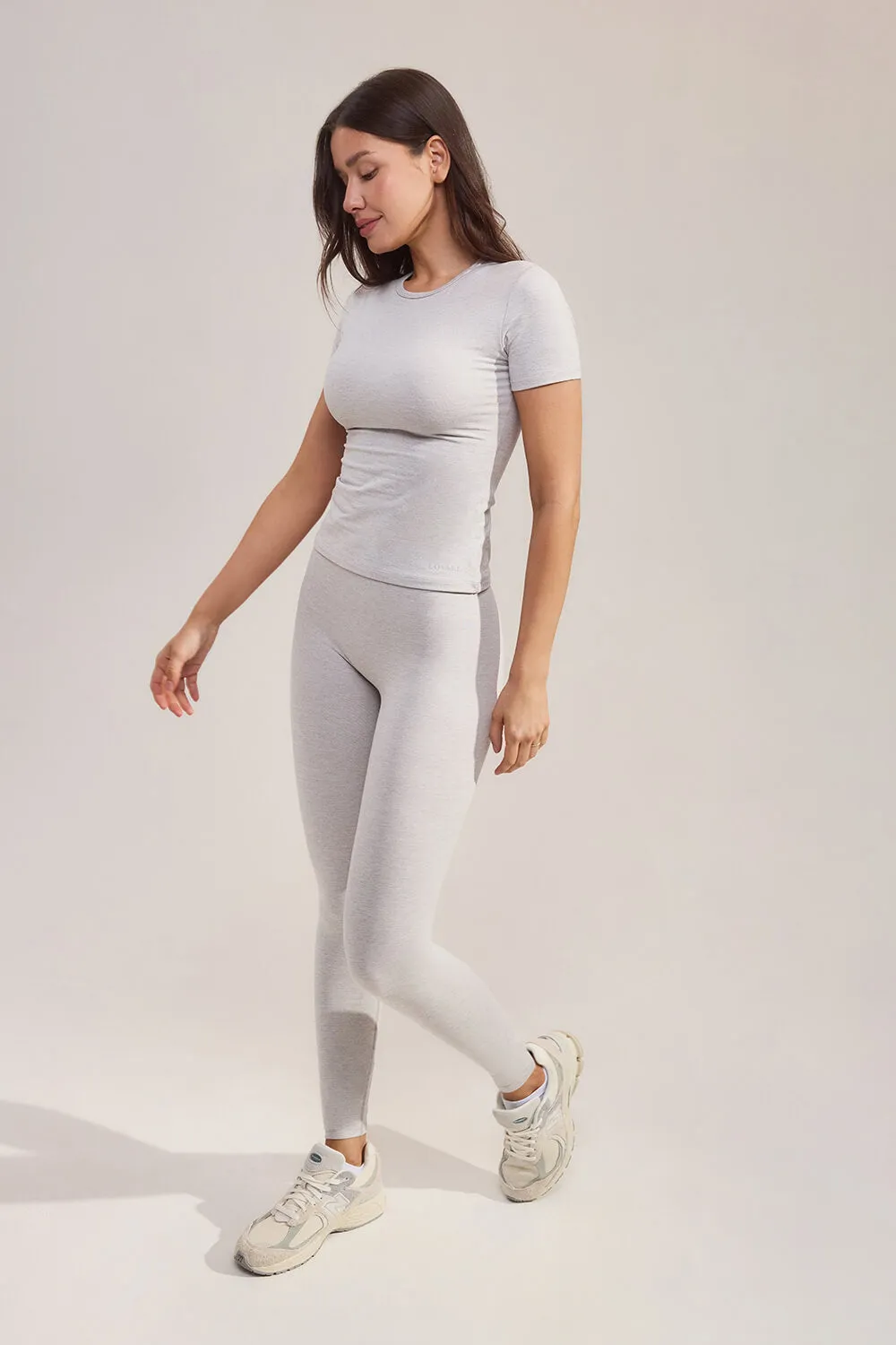 Ultimate Everyday Leggings - Light Grey Marl sold by LOVALL product image thumbnail 2