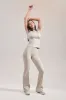 Ultimate Everyday Flare Leggings - Oatmeal Beige sold by LOVALL
